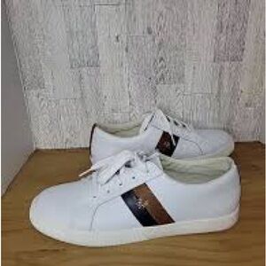 Lauren Ralph Lauren White Shoes with Logo on The Side | Size 8